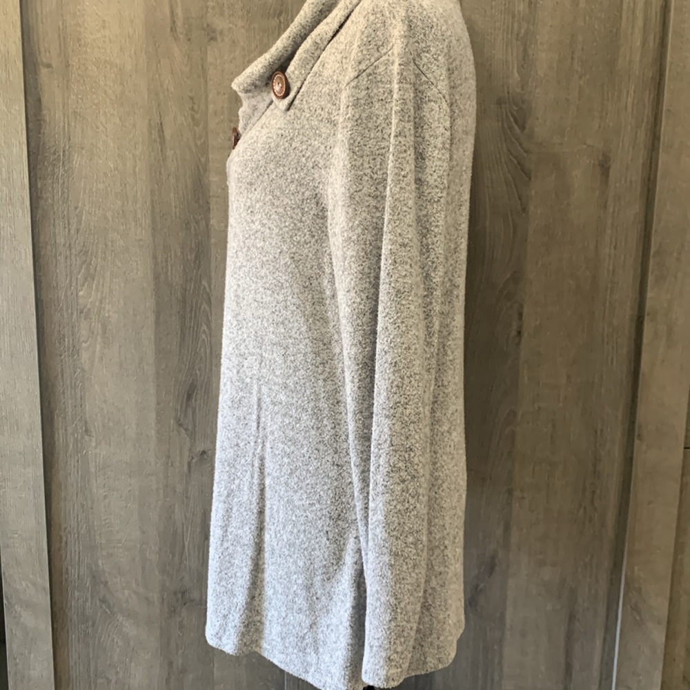Misia Split Button Collar Knit Long Sleeve Sweater Women's Size Small - Picture 6 of 9